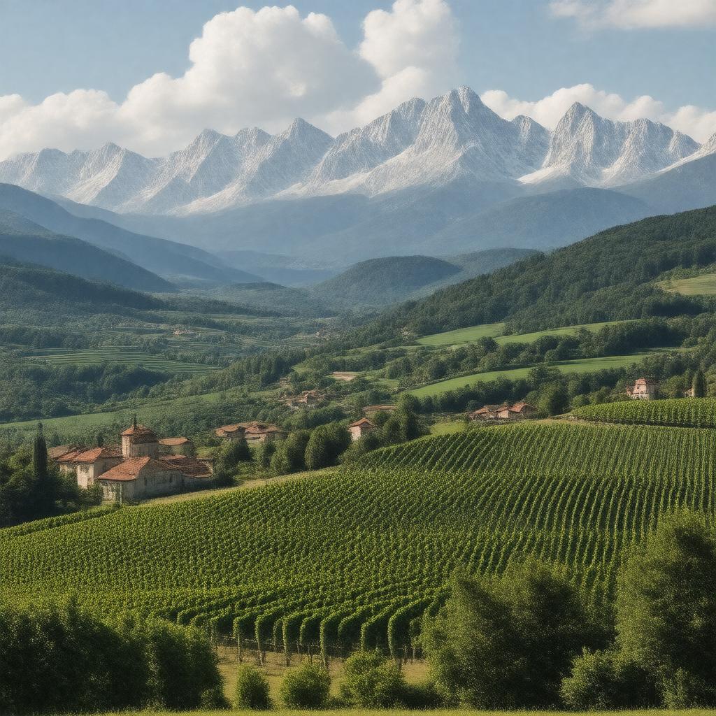 AI-created image of Piedmont