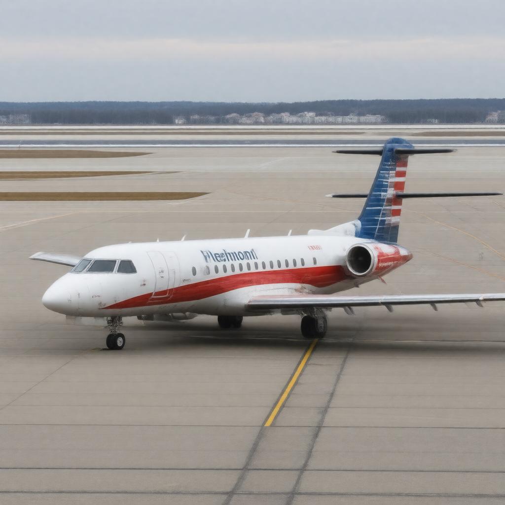AI-created image of Piedmont Airlines