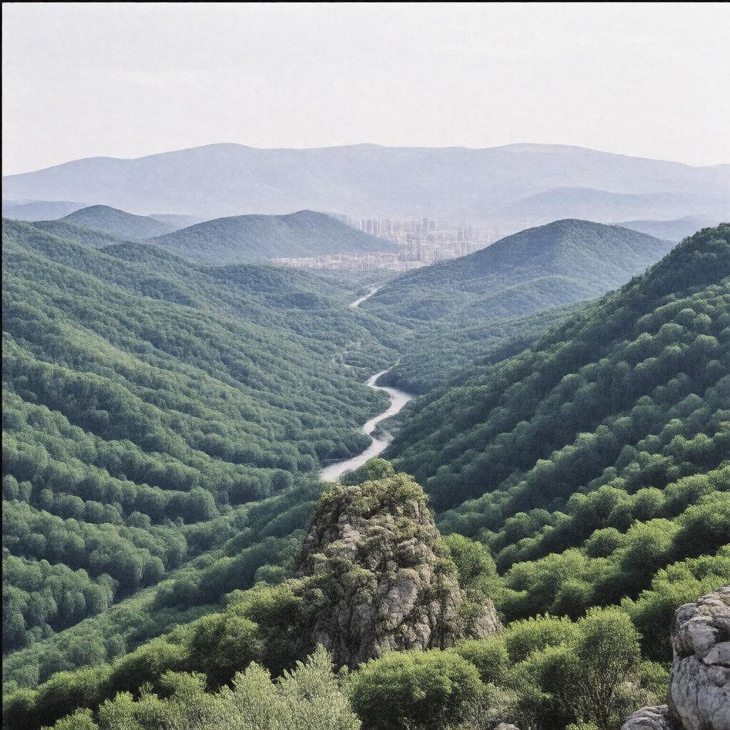 AI-created image of Piedmont Plateau