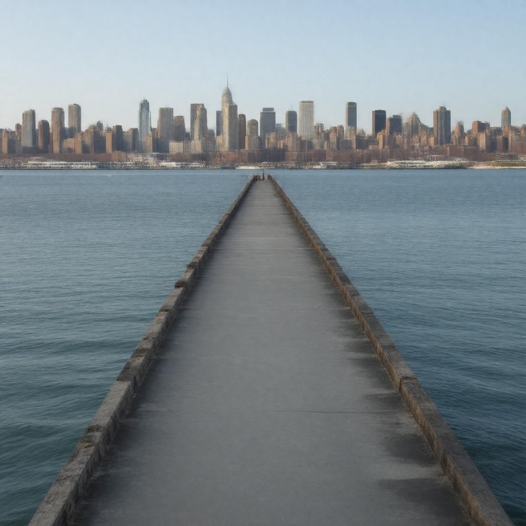 Click to view larger image AI-created image of Pier 34