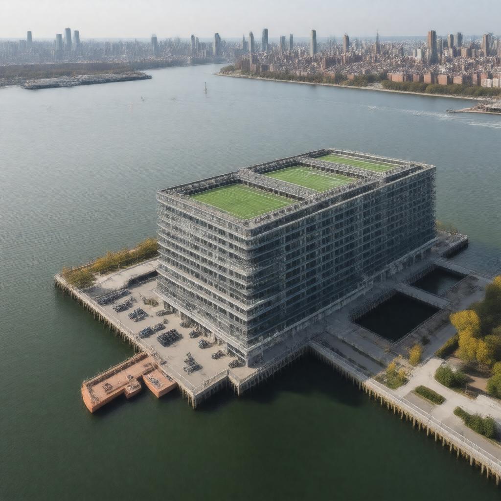 AI-created image of Pier 40