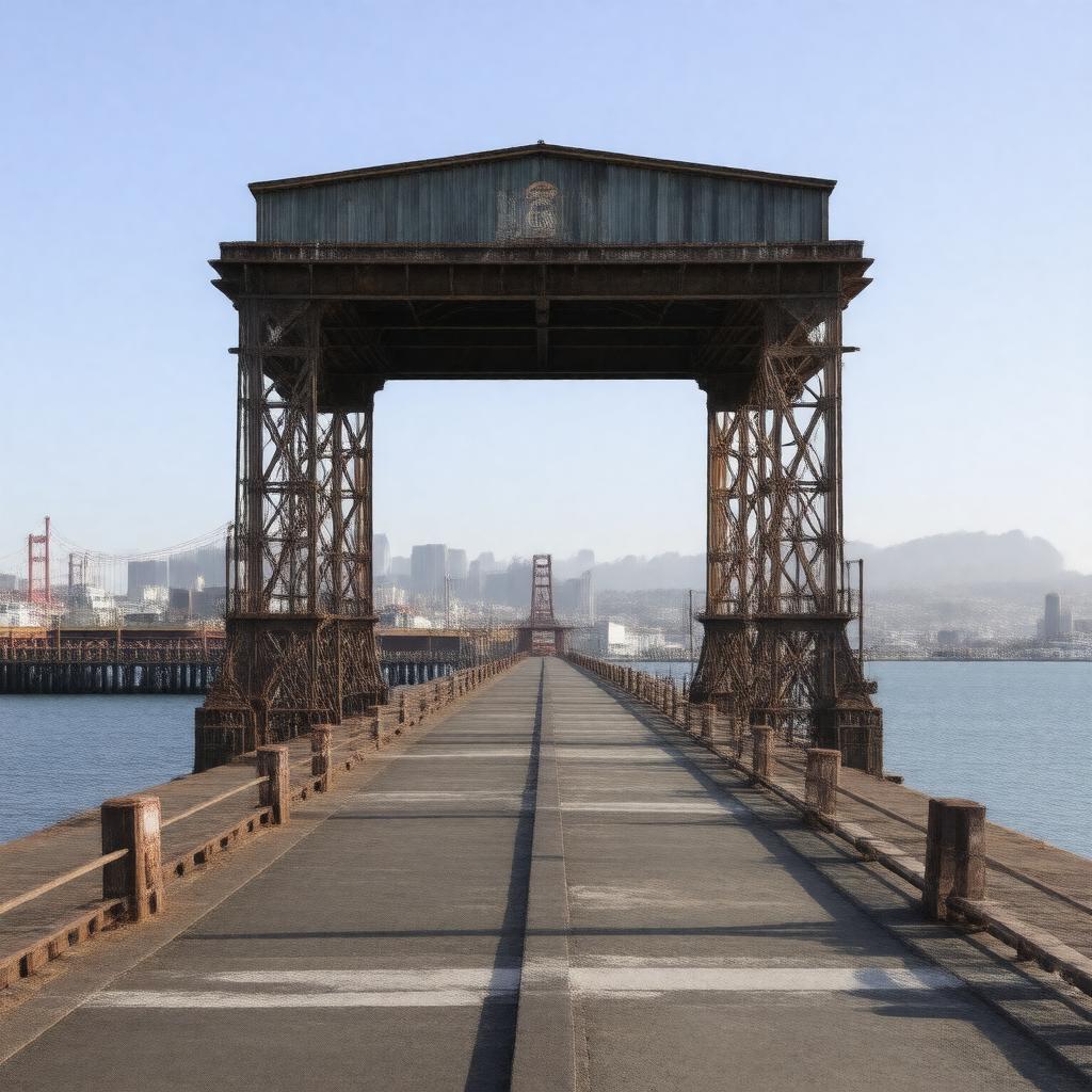 Click to view larger image AI-created image of Pier 48