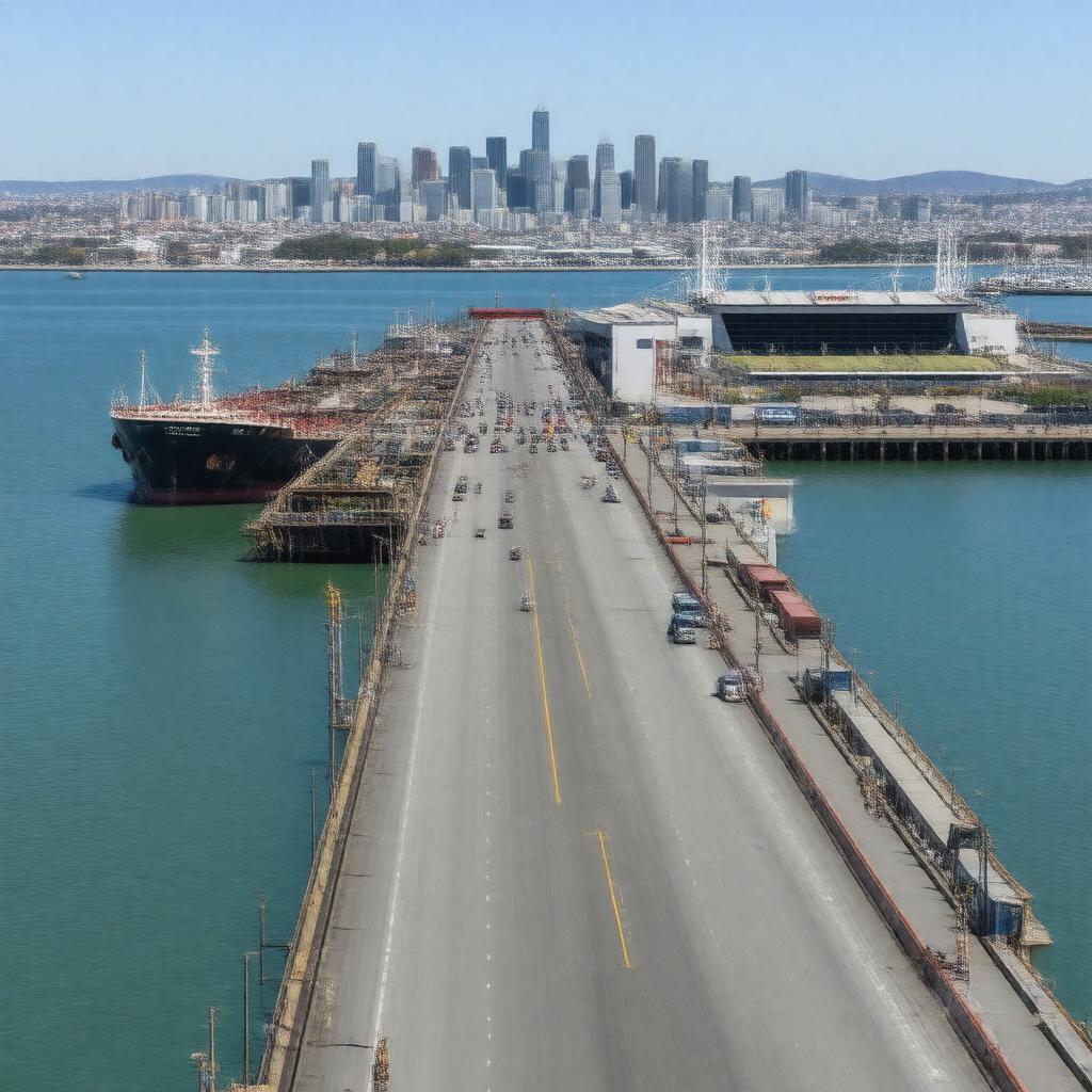 AI-created image of Pier 50