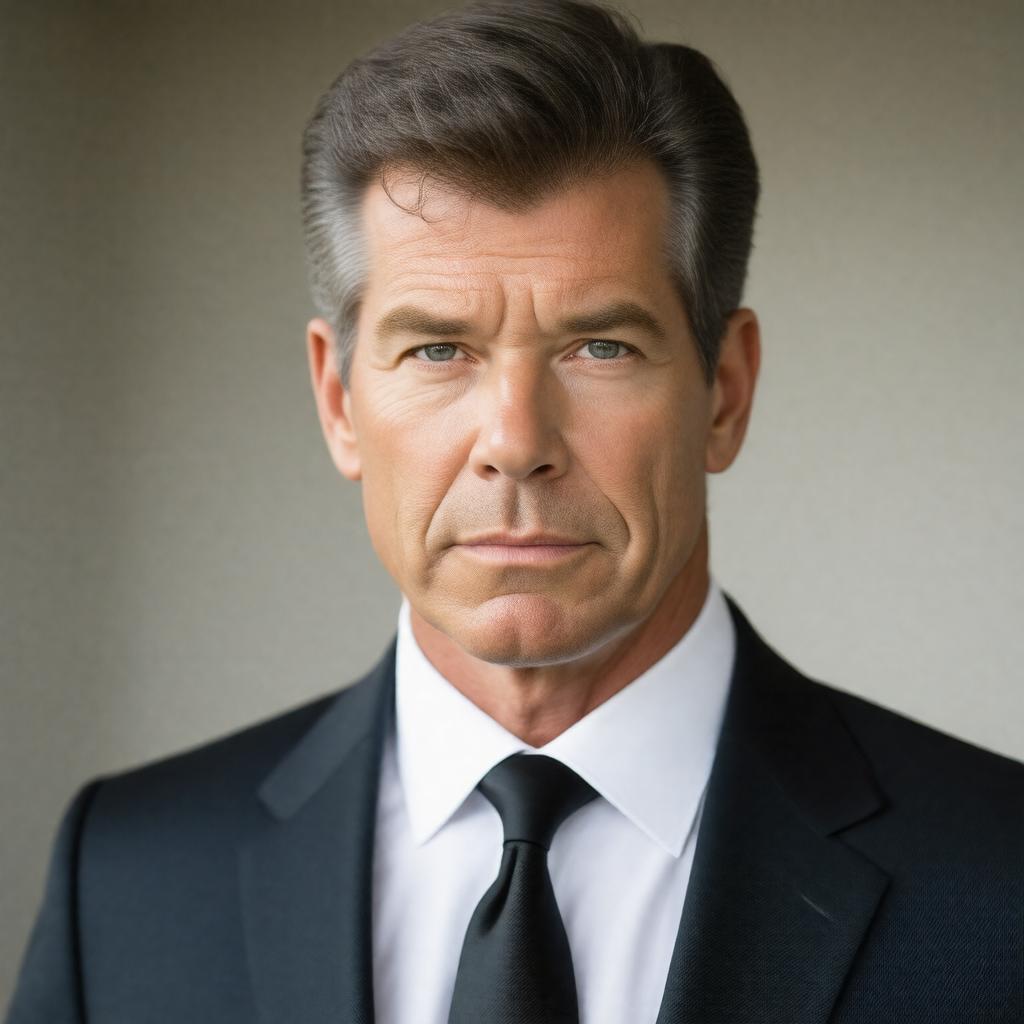 AI-created image of Pierce Brosnan