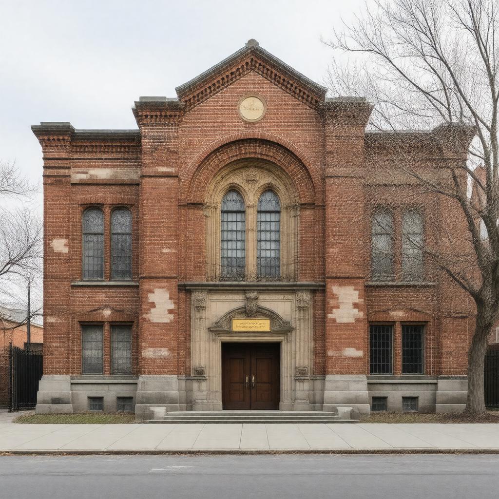 Click to view larger image AI-created image of Pierce School