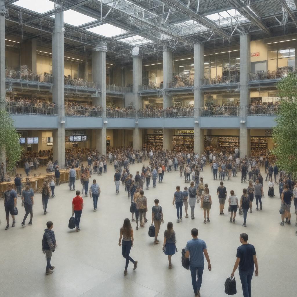 Click to view larger image AI-created image of Pierpont Commons