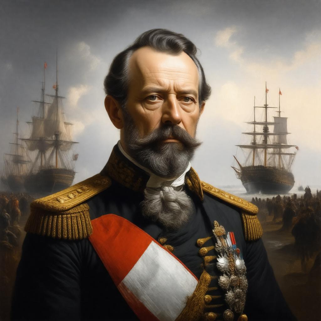 AI-created image of Pierre-Charles Villeneuve