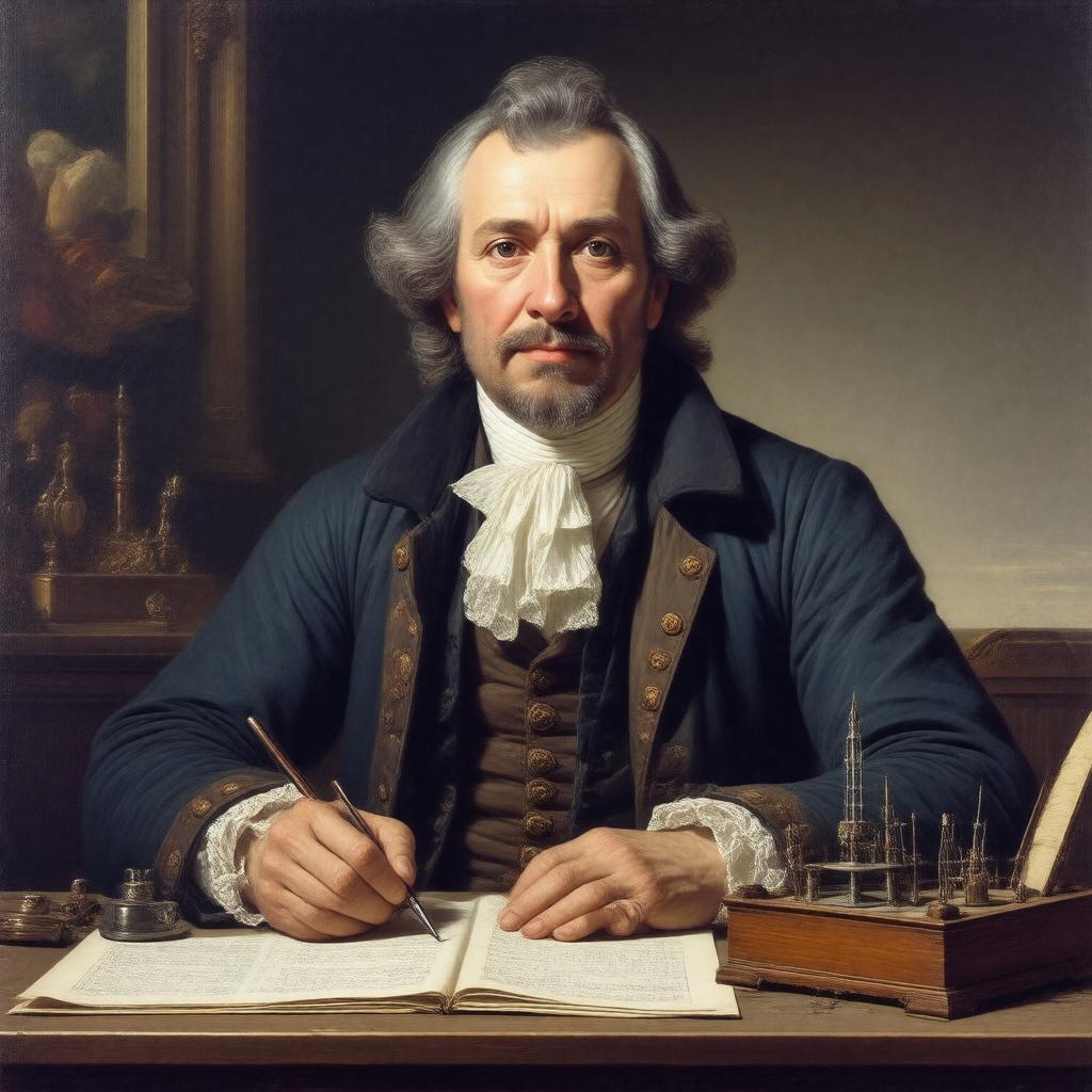 AI-created image of Pierre-Simon Girard