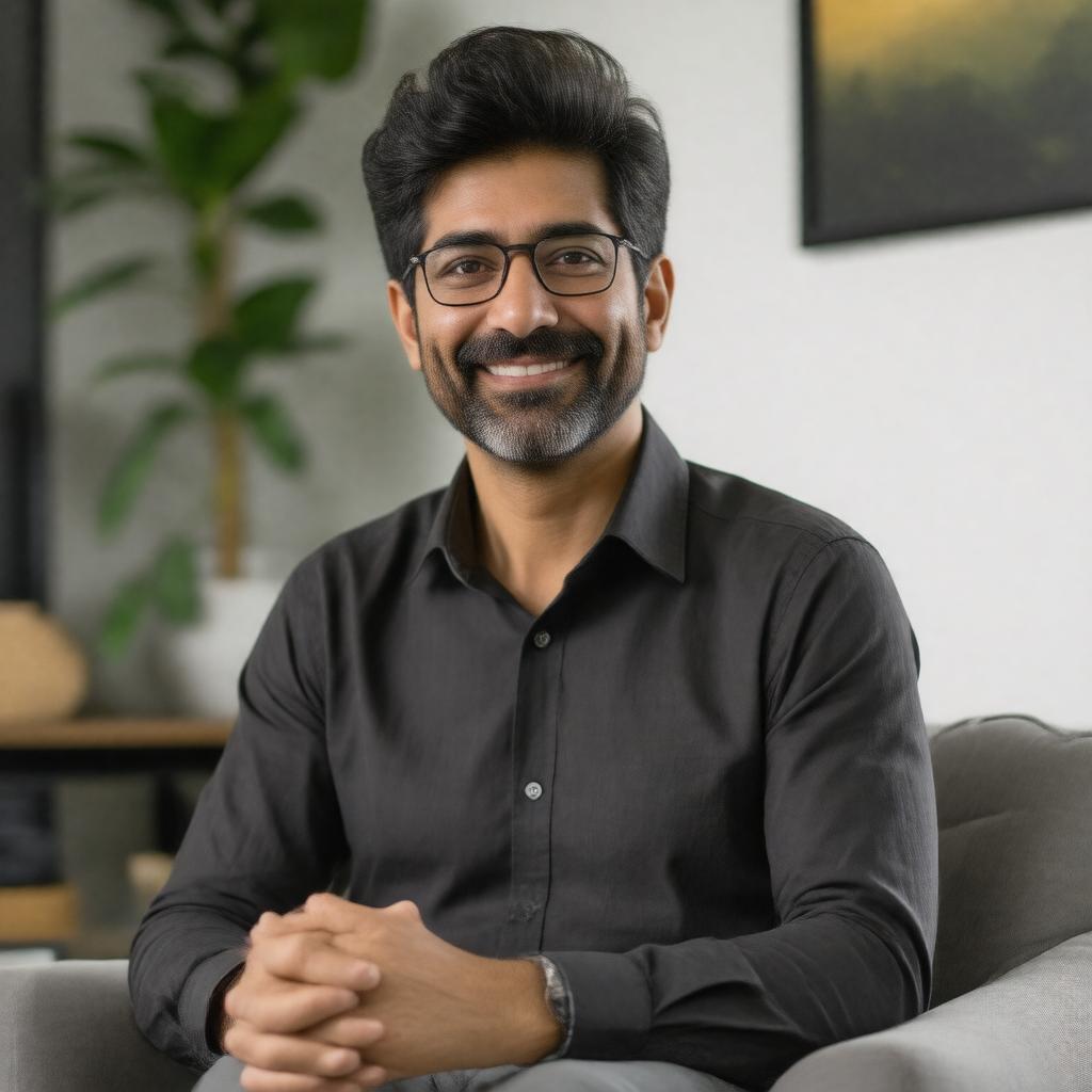 AI-created image of Pierre Omidyar