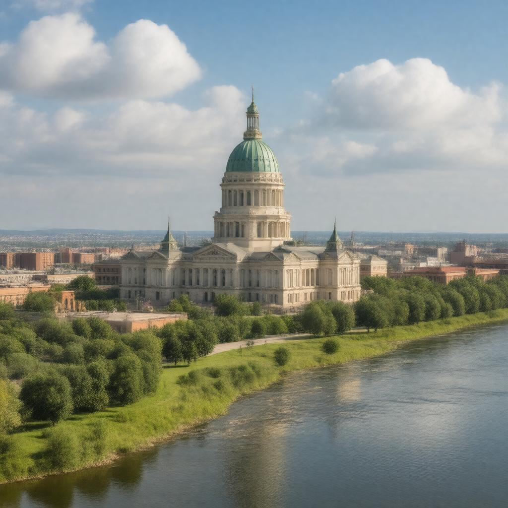 AI-created image of Pierre, South Dakota