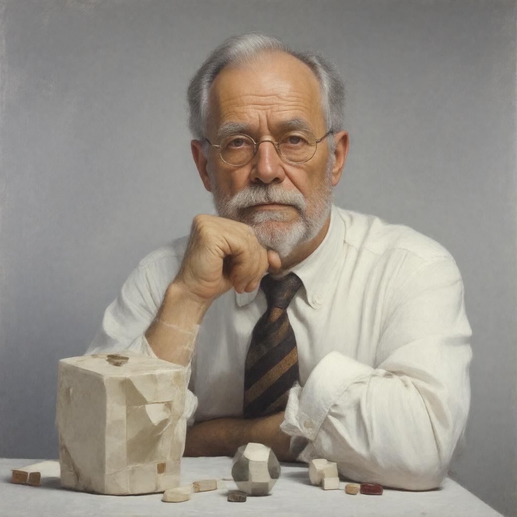 AI-created image of Piet Hein