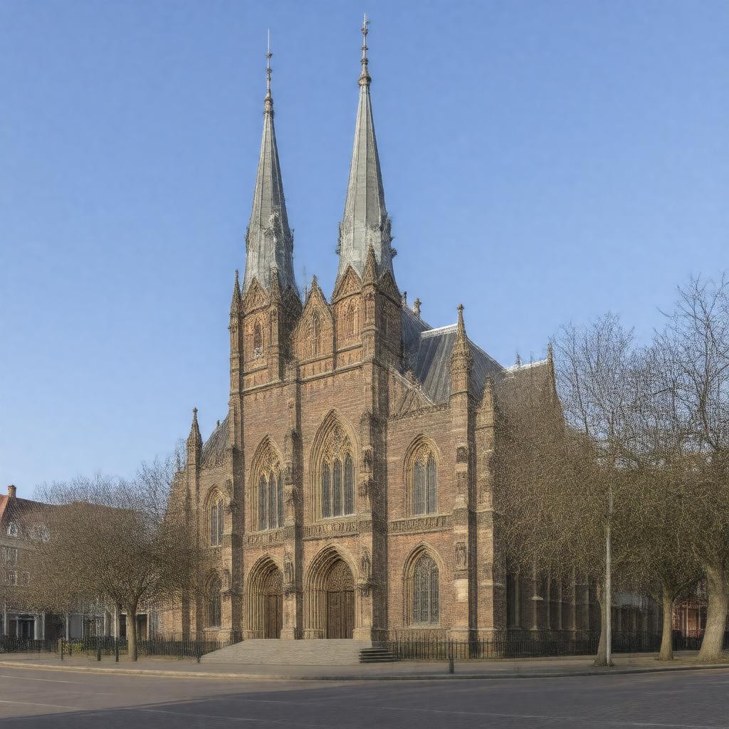 AI-created image of Pieterskerk