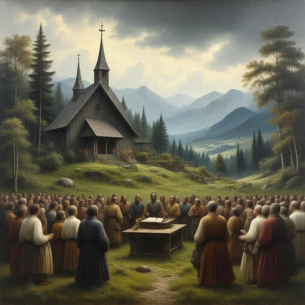 Click to view larger image AI-created image of Pietism