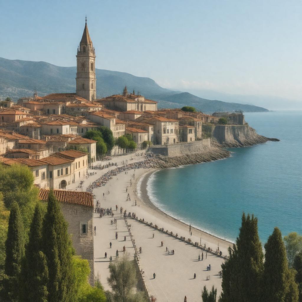 AI-created image of Pietrasanta, Italy