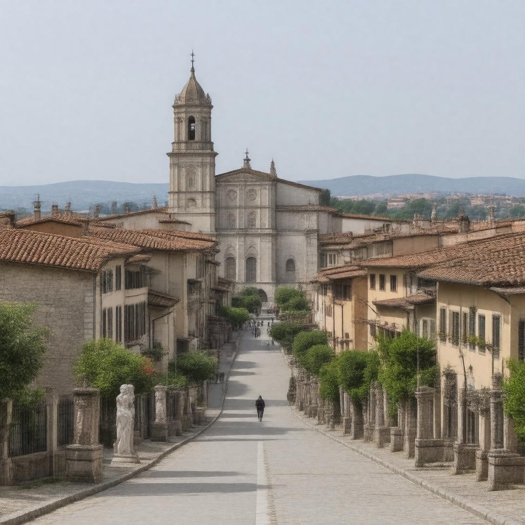 AI-created image of Pietrasanta