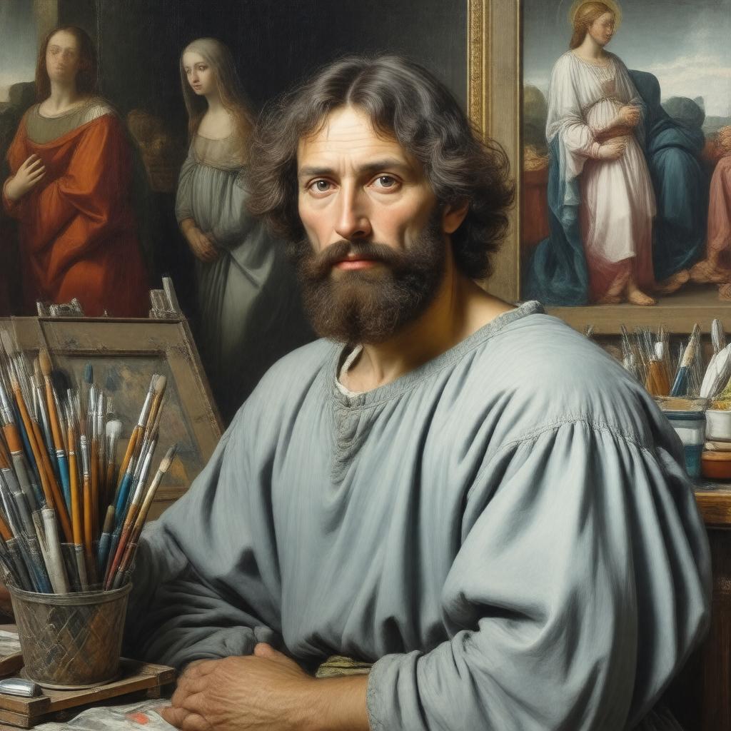 AI-created image of Pietro Perugino