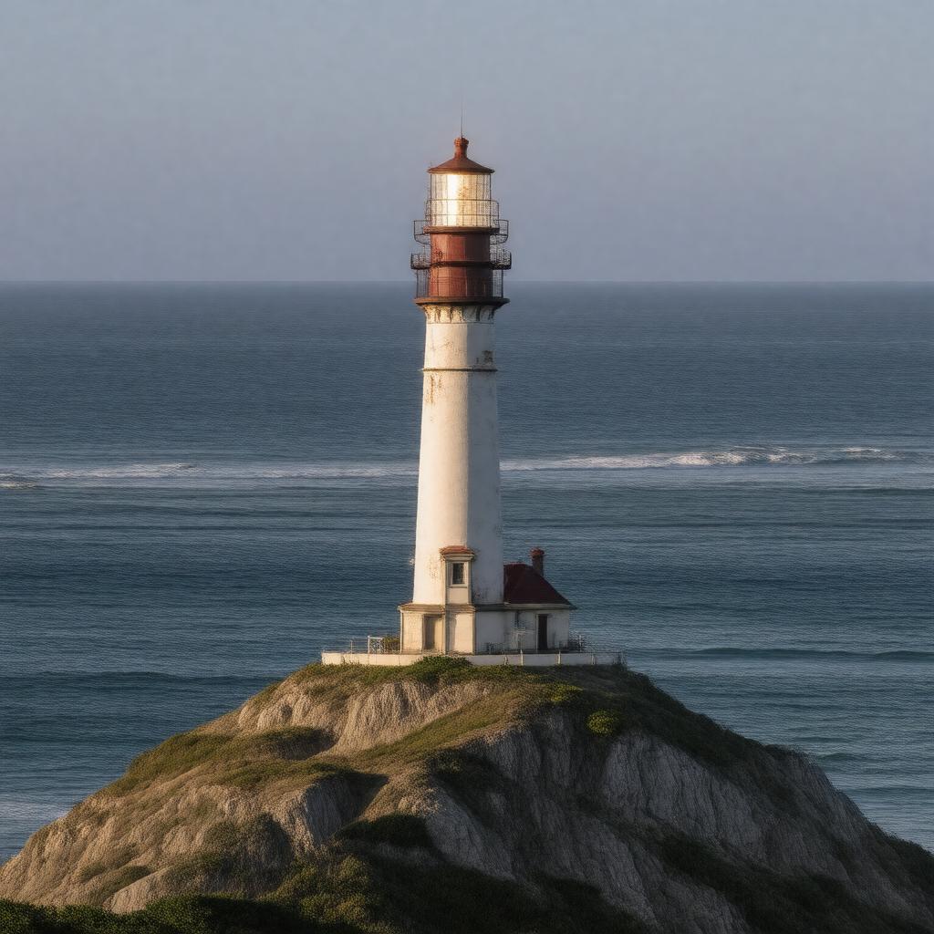 AI-created image of Pigeon Point Lighthouse