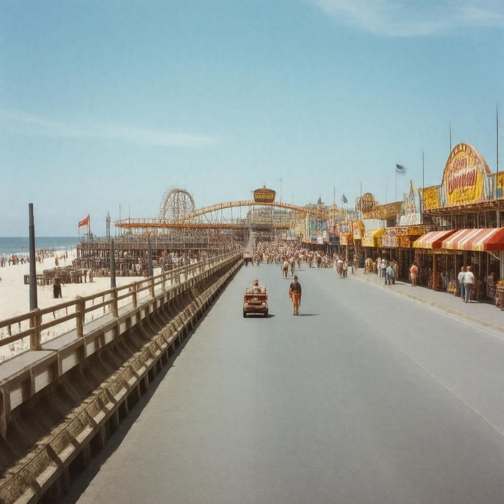 AI-created image of Pike (amusement area)