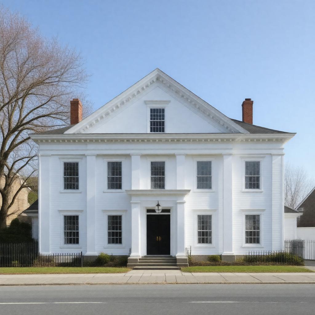 AI-created image of Pilgrim Hall Museum