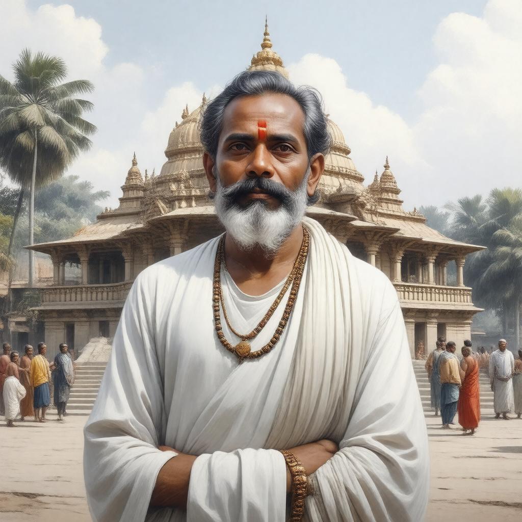 AI-created image of Pillai Lokacharya