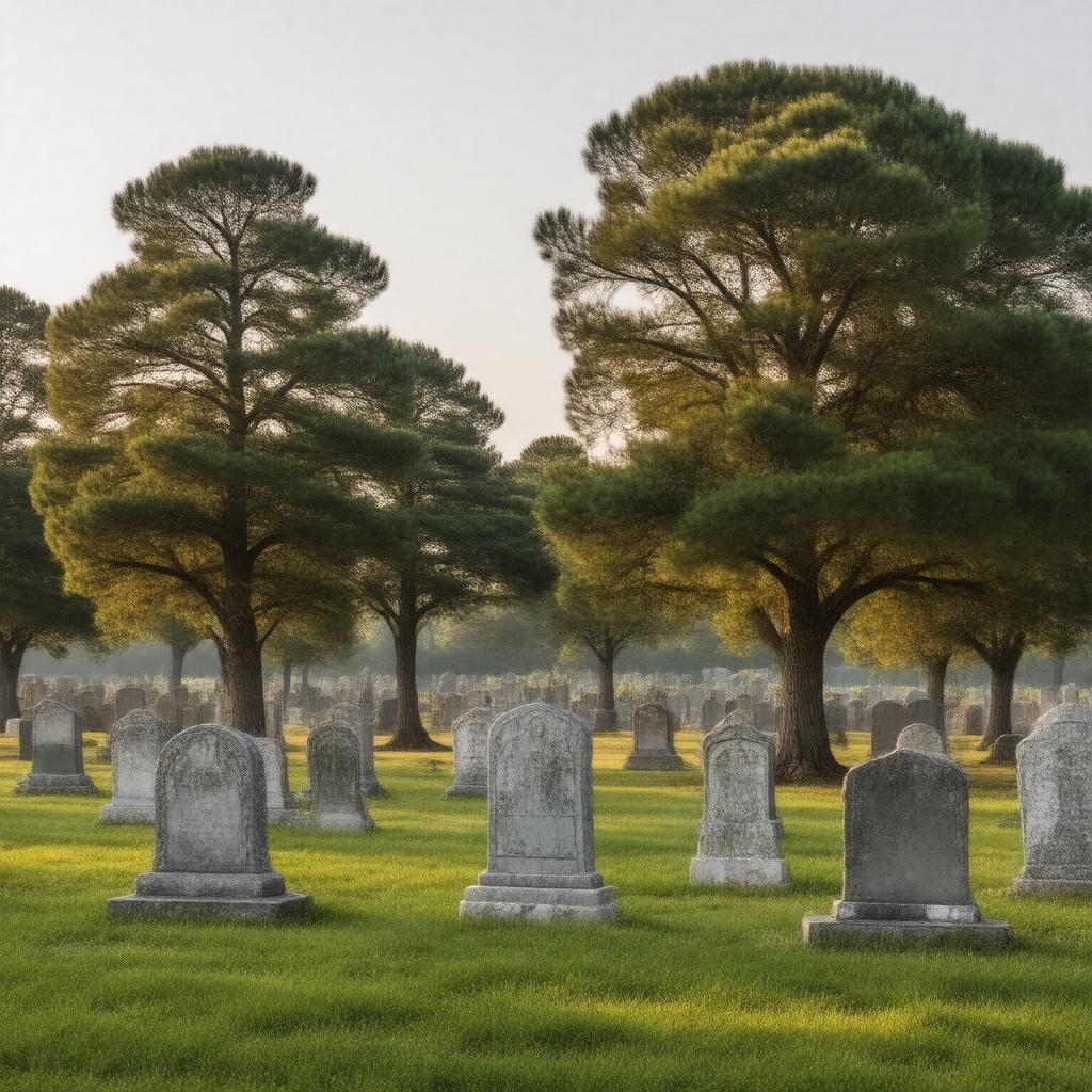 AI-created image of Pine Grove Cemetery