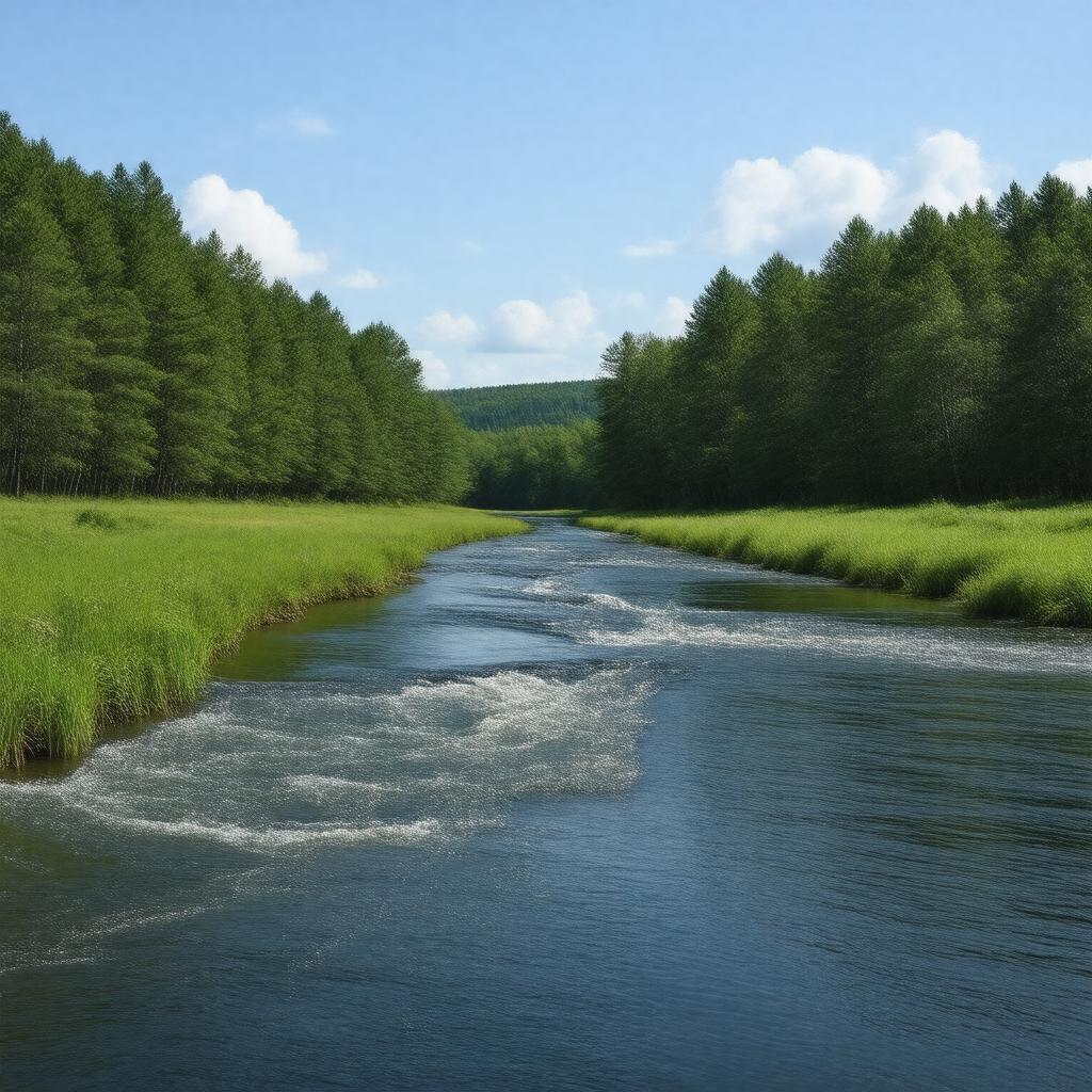 AI-created image of Pine River (Minnesota)