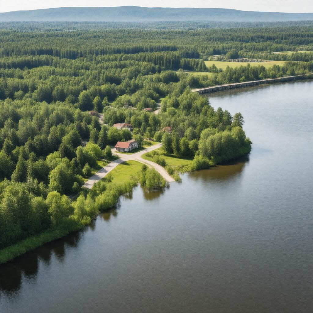 AI-created image of Pine River, Minnesota, United States