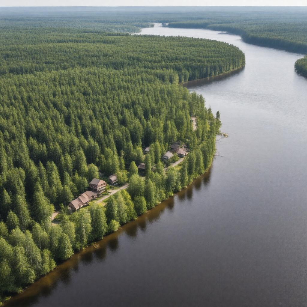 AI-created image of Pine River (Minnesota city)