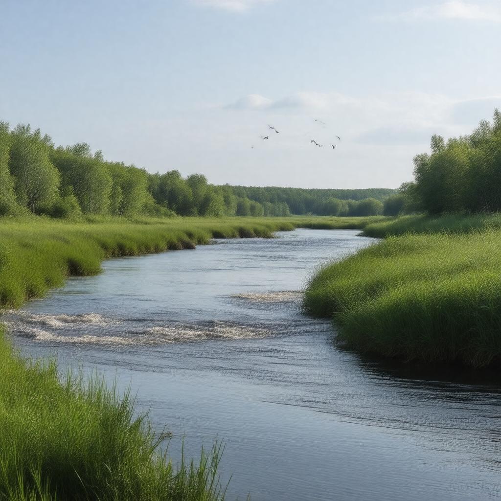 AI-created image of Pine River (Ontario)