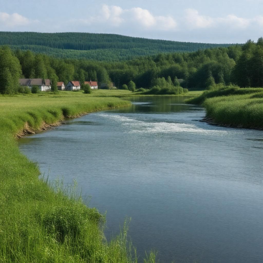 AI-created image of Pine River (Wisconsin town)