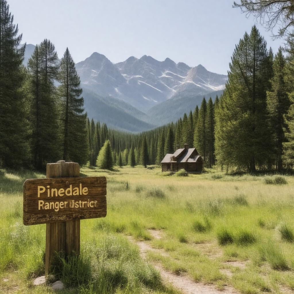 AI-created image of Pinedale Ranger District
