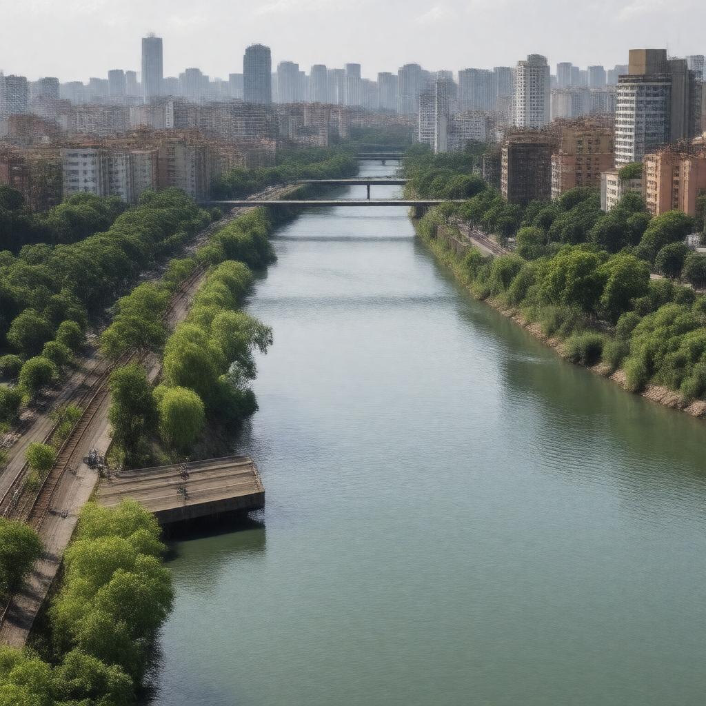 AI-created image of Pinheiros River