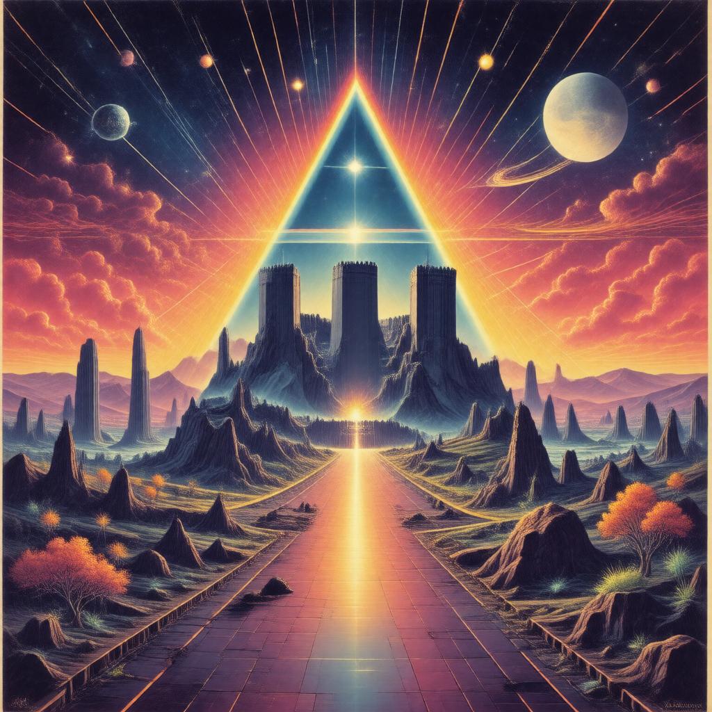 AI-created image of Pink Floyd