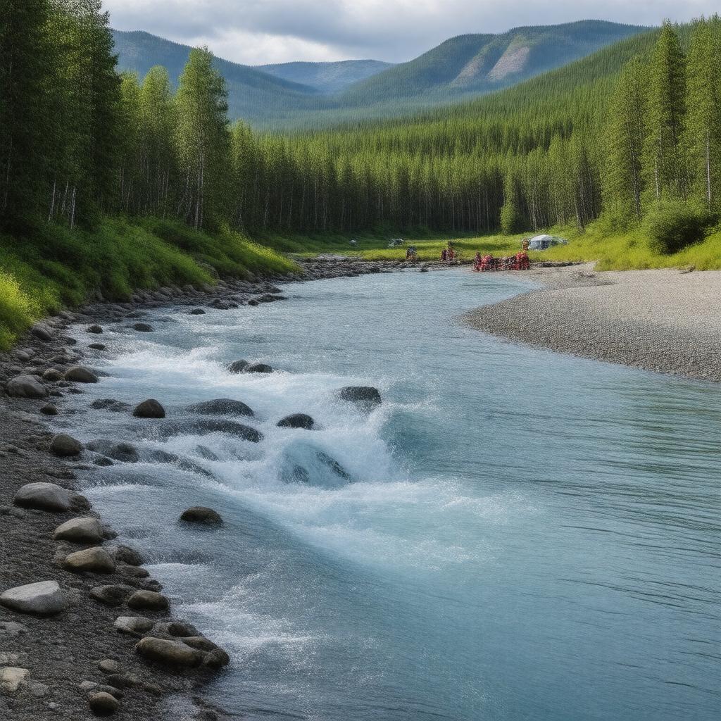 AI-created image of Pinware River Provincial Park