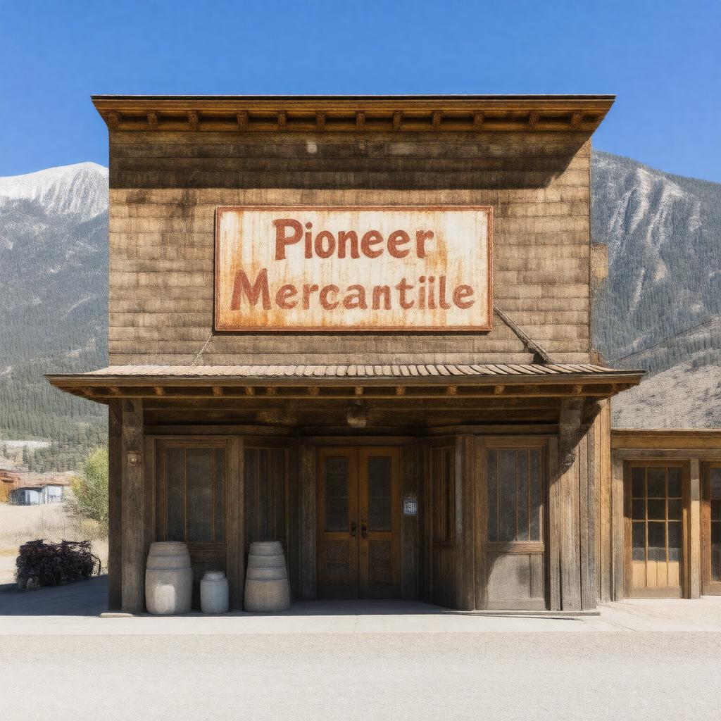 AI-created image of Pioneer Mercantile