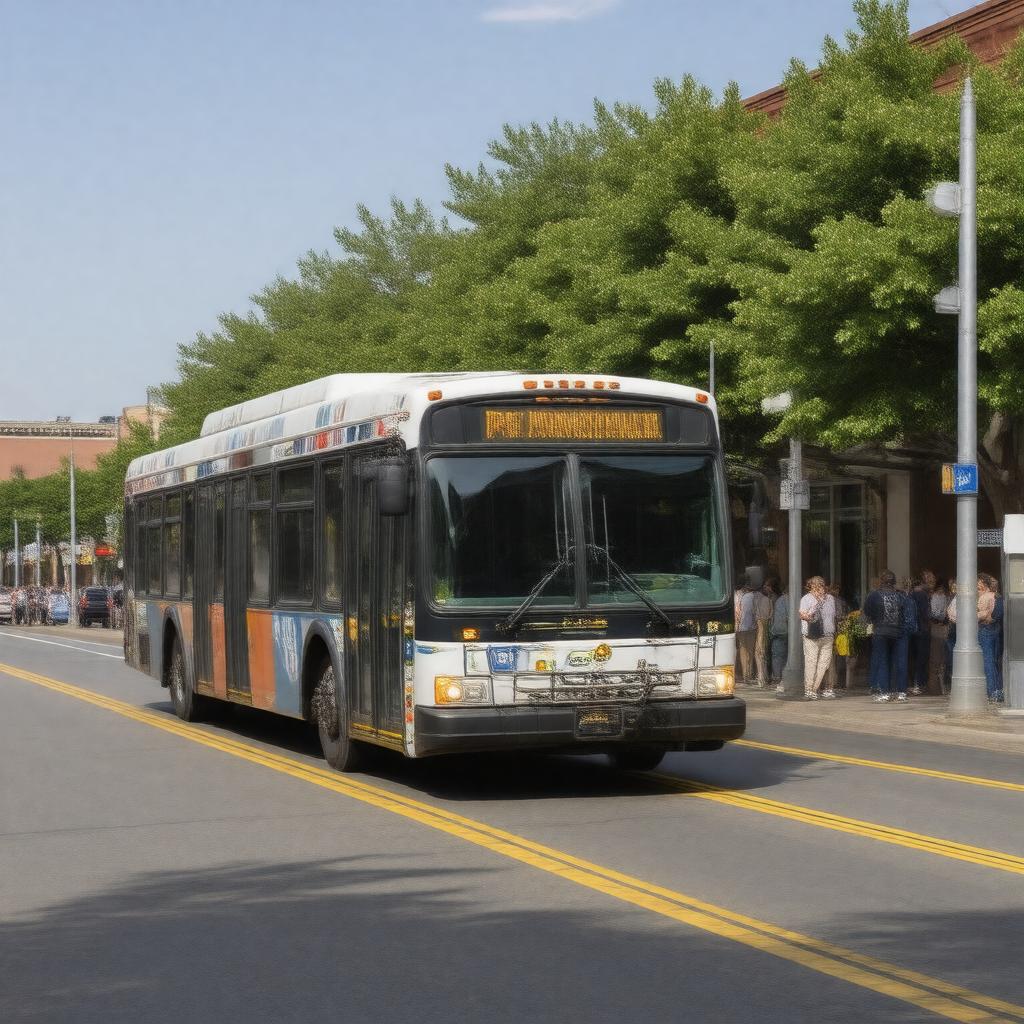 AI-created image of Pioneer Valley Transit Authority