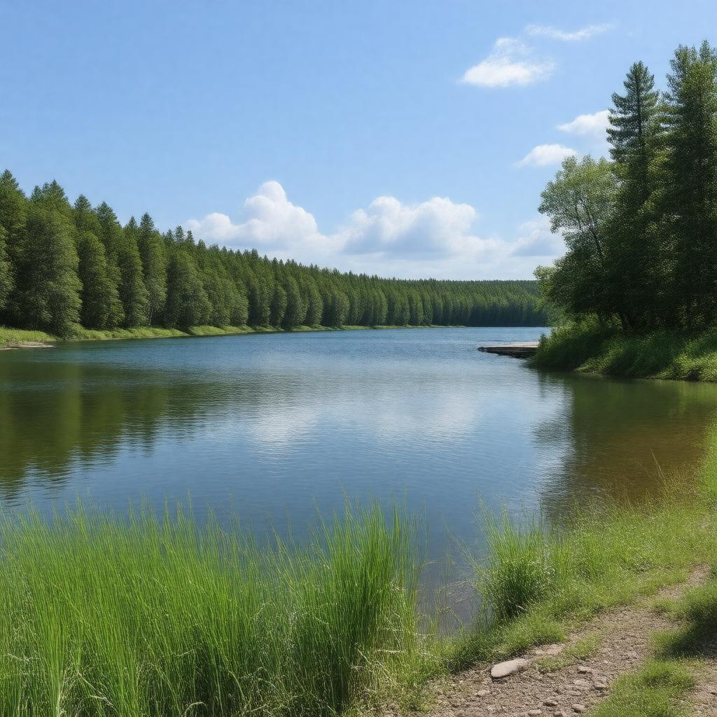 AI-created image of Pipestone Lake