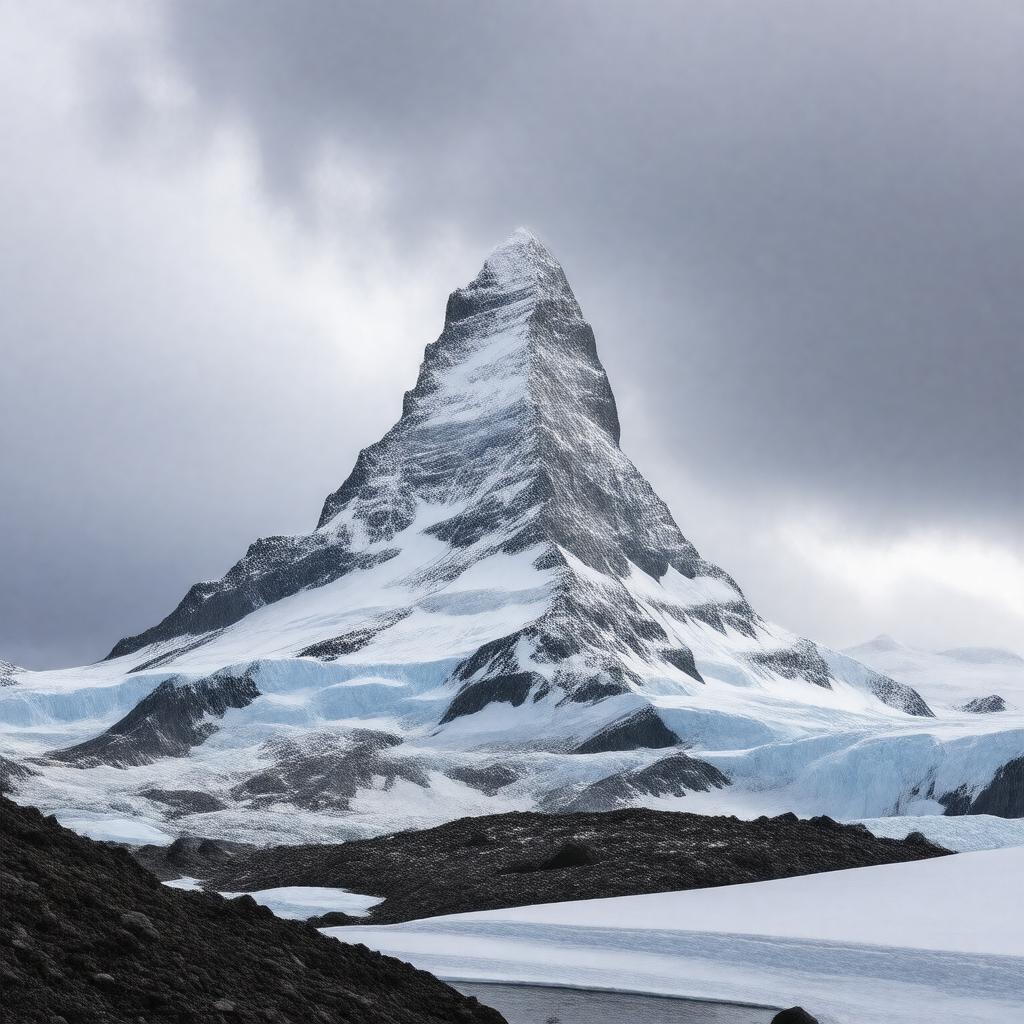 AI-created image of Piramida Hill