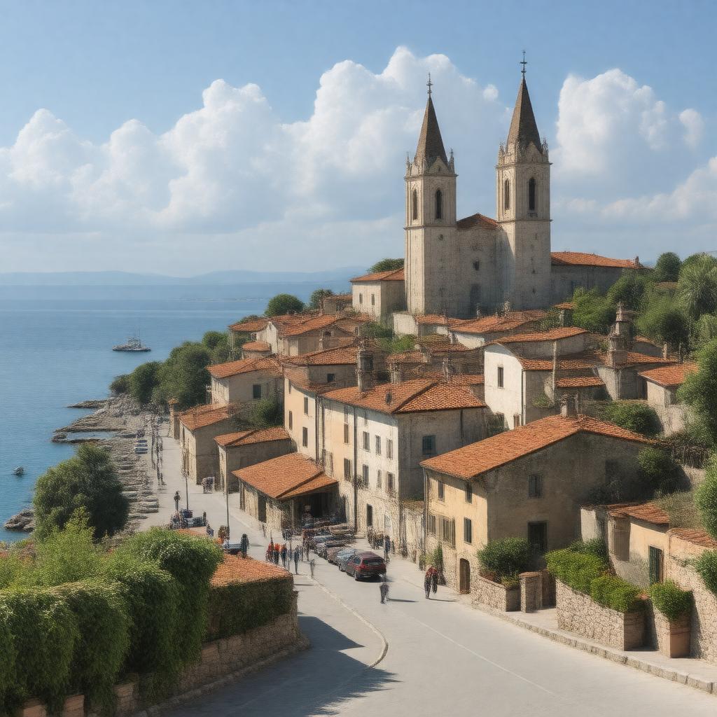 AI-created image of Piran
