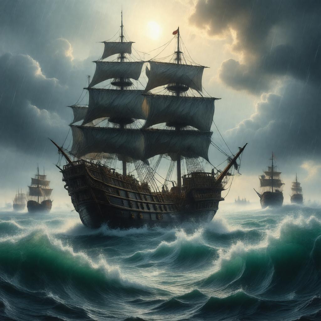 AI-created image of Pirates of the Caribbean