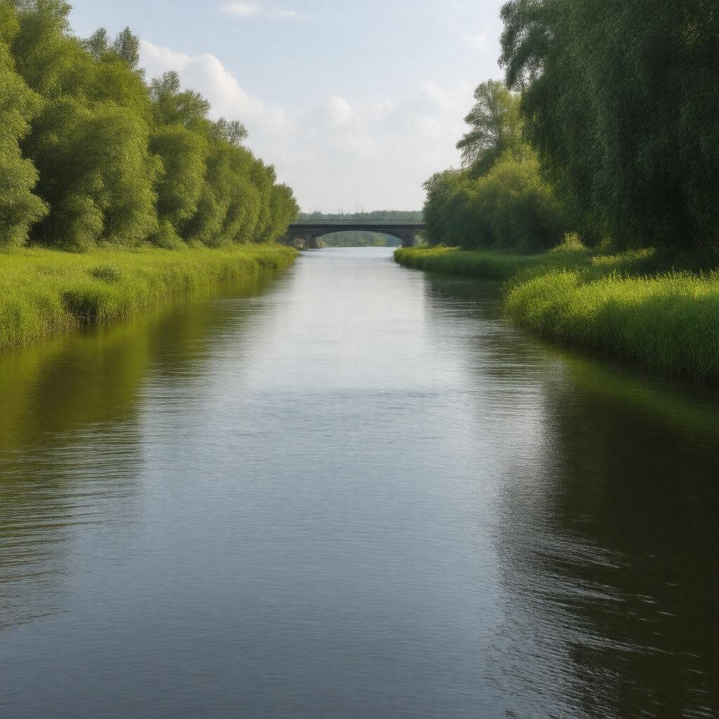 AI-created image of Pirita River