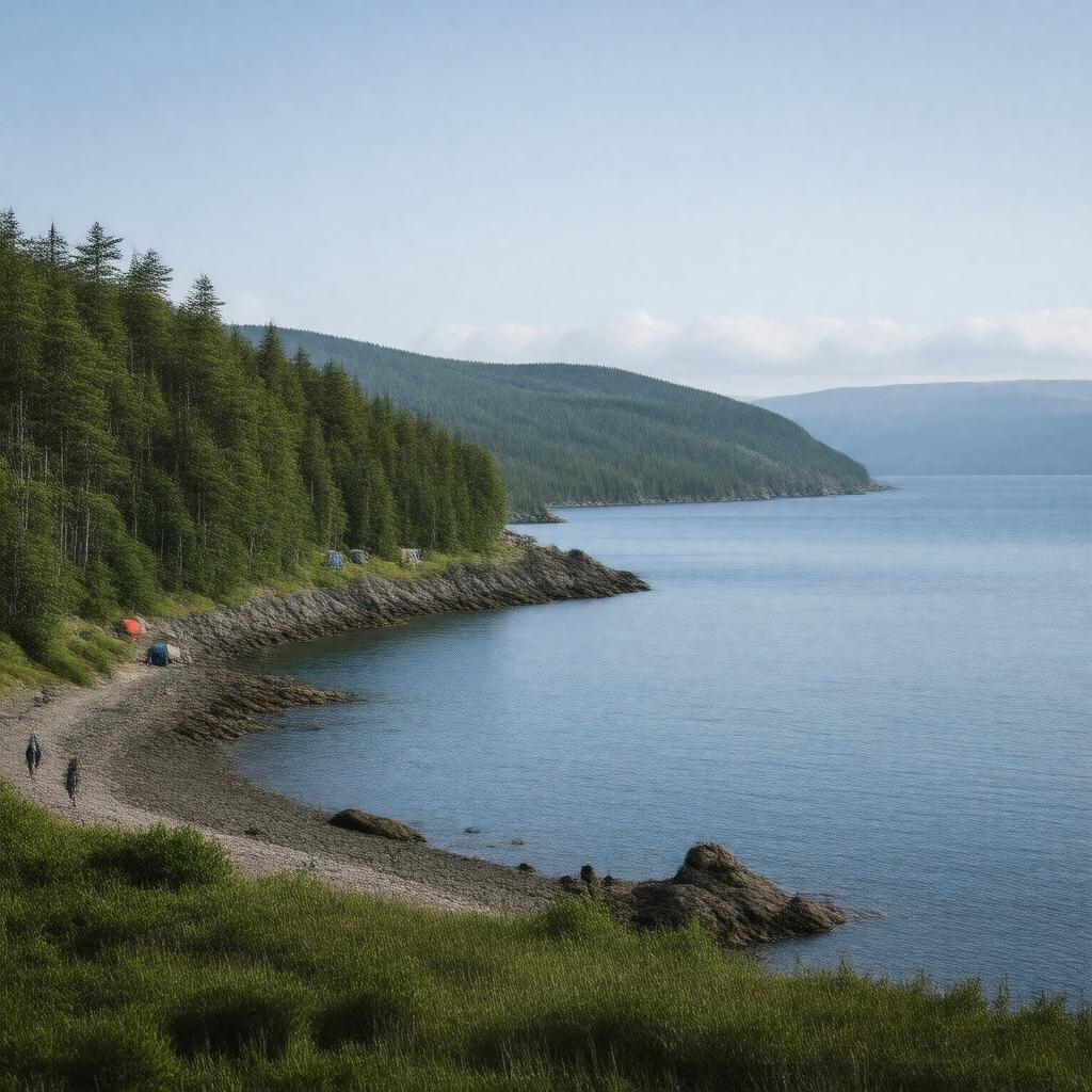 AI-created image of Pistolet Bay Provincial Park