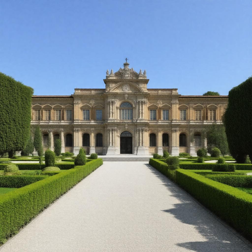 AI-created image of Pitti Palace