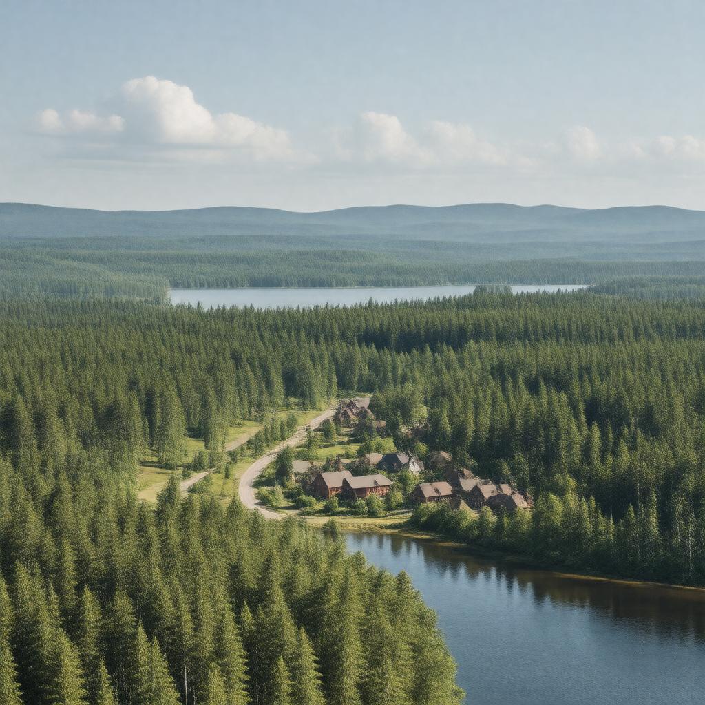 AI-created image of Pittsburg, New Hampshire