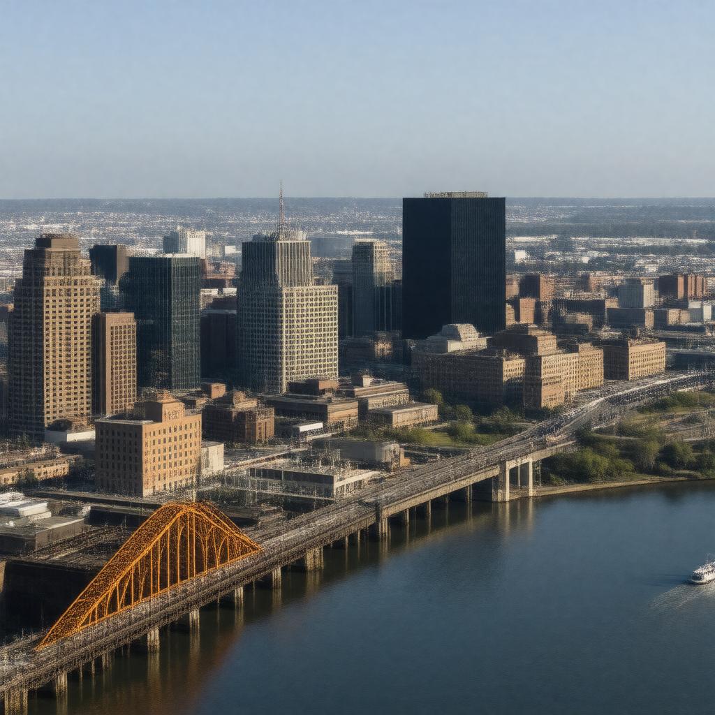 AI-created image of Pittsburgh