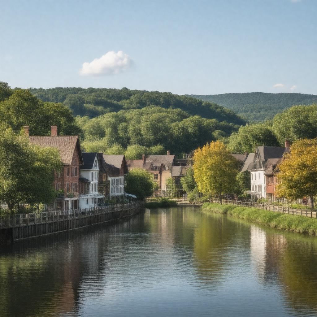 AI-created image of Pittsford, New York, United States