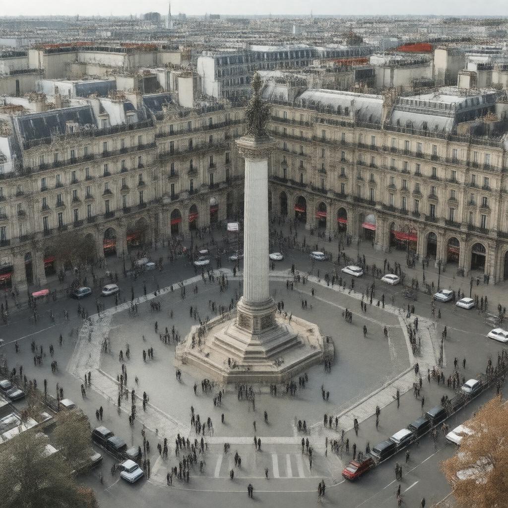 AI-created image of Place Vendôme