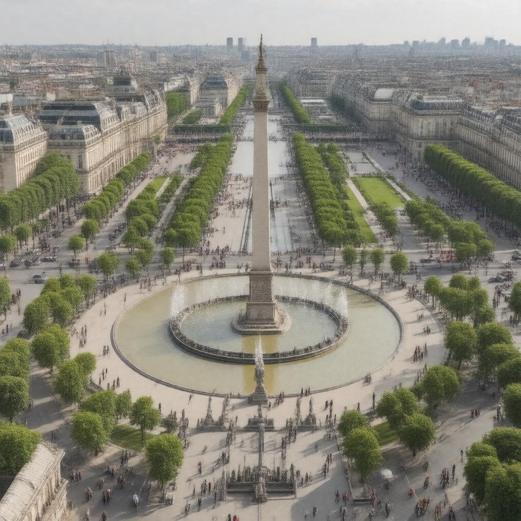 AI-created image of Place de la Concorde