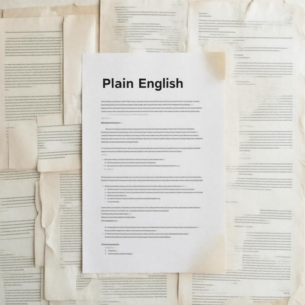 AI-created image of Plain English