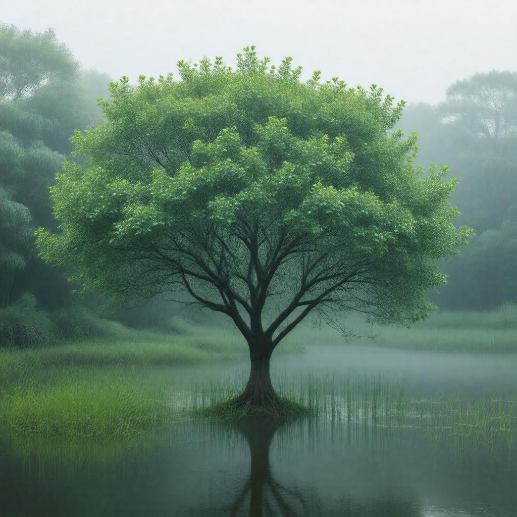 Click to view larger image AI-created image of Planera aquatica